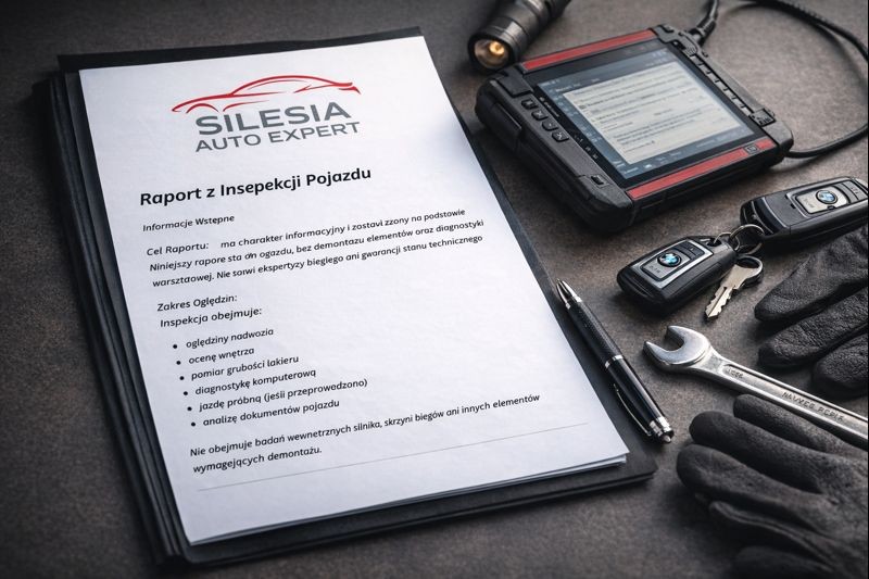 Raport ze sprawdzenia auta przed zakupem – Katowice